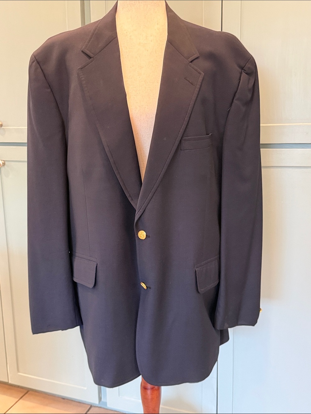 Brooks Brothers Sports Jacket in dark Navy wool.